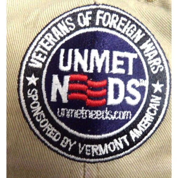 Veterans of Foreign Wars UNMET NEEDS Cap Hat Vermont American Made in USA - Picture 2 of 8
